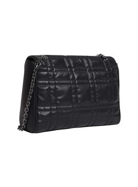 Bolso Calvin Klein Quilt Negro Para Mujer