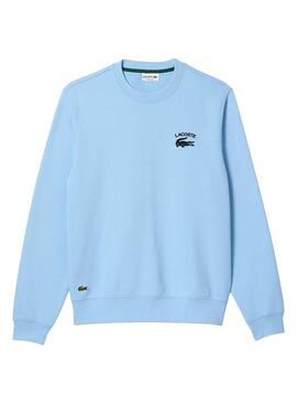 Sudadera Lacoste Classic Fit Azul Para Hombre