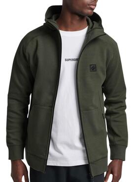 Sudadera Superdry Code Tech Verde Para Hombre