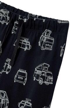 Pantalón Mayoral Estampado Blanco Negro Para Niño