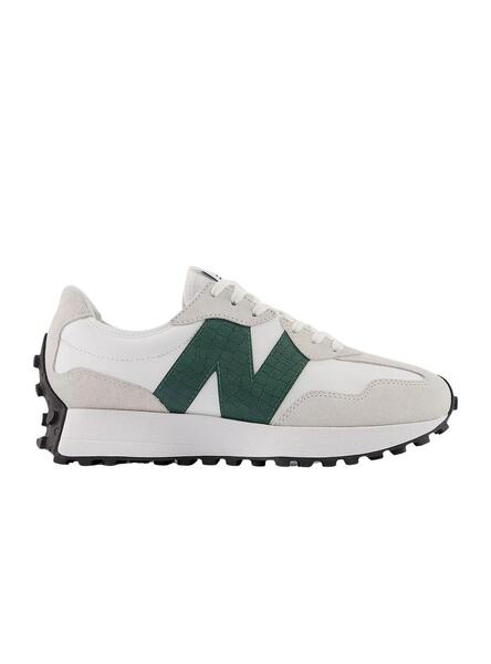 Zapatillas New Balance 327 Blanco Verde Moda