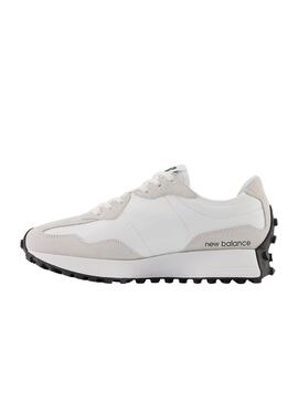 Zapatillas New Balance 327 Blanco Verde Para Mujer
