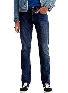 Pantalón Vaquero Levis 501 Slim Taper Dark Hombre