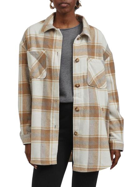 Sobrecamisa cuadros acolchada 2025 stradivarius