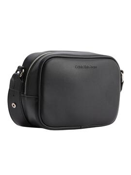 Bolso Calvin Klein Logo Negro Para Mujer