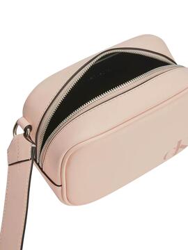 Bolso Calvin Klein Sculpted Camera Rosa Nude Mujer