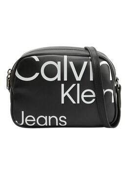 Bolso Calvin Klein Sleek Bandolera Negro Mujer