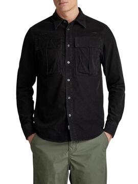 Camisa G-Star Submarine Negra Para Hombre