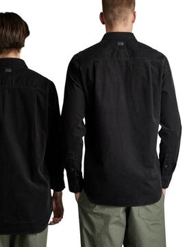 Camisa G-Star Submarine Negra Para Hombre