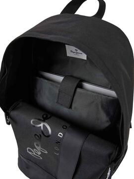 Mochila Pepe Jeans Owen Negra Para Hombre