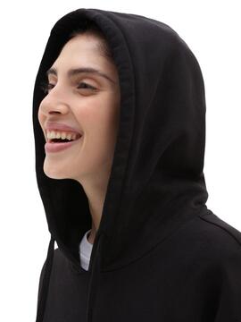 Sudadera Vans Cloud Cuadros Negra Para Mujer