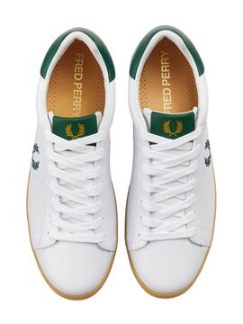 Zapatillas Fred Perry Spencer Blanca Para Hombre