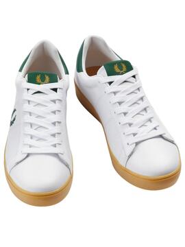 Zapatillas Fred Perry Spencer Blanca Para Hombre