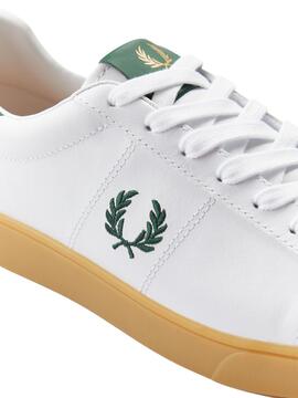 Zapatillas Fred Perry Spencer Blanca Para Hombre