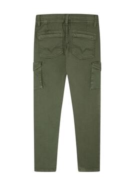 Pantalón Pepe Jeans Chase Jogger Cargo Verde Niño