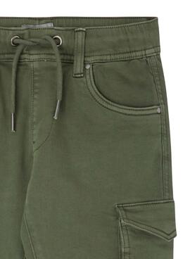 Pantalón Pepe Jeans Chase Jogger Cargo Verde Niño