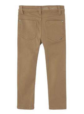 Pantalón Mayoral Soft Slim Fit Camel Para Niño