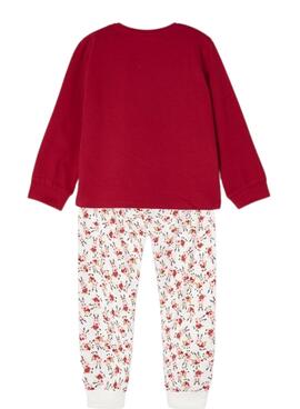 Pijama Mayoral Navideño Rojo Para Niña