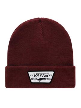 Gorro Vans Milford Fruncido Granate Hombre y Mujer