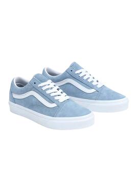 Zapatillas Vans Old Skool Azul Para Mujer