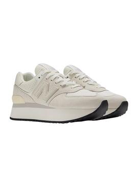 Zapatillas New Balance 574 Beige Para Mujer