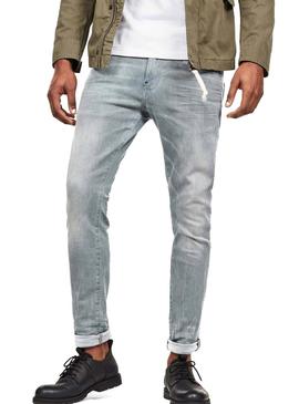 Pantalón Vaquero G-Star Revend Gris Hombre