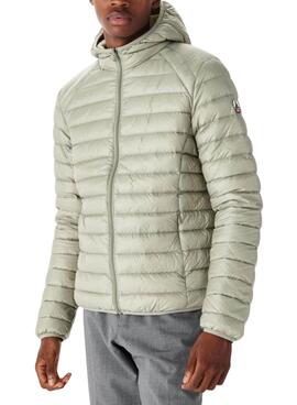 Chaqueta Jott Nico Acolchada Gris Para Hombre