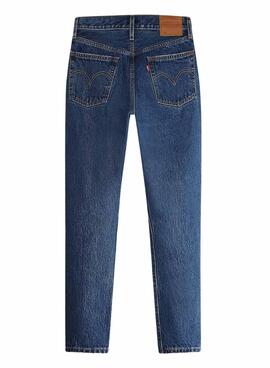 Pantalón Vaquero Levis 501 Crop Azul para Mujer