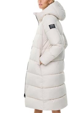 Chaqueta Ecoalf Lenox Long Blanco Para Mujer