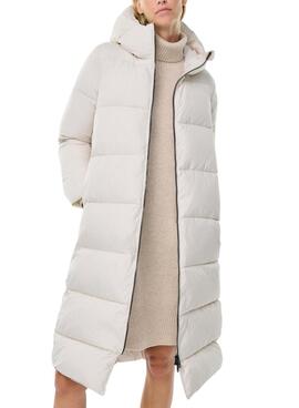 Chaqueta Ecoalf Lenox Long Blanco Para Mujer