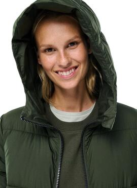 Chaqueta Ecoalf Lenox Long Verde Para Mujer