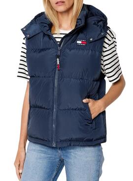 Chaleco Tommy Jeans Alasca Acolchado Marino Mujer