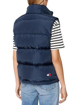 Chaleco Tommy Jeans Alasca Acolchado Marino Mujer