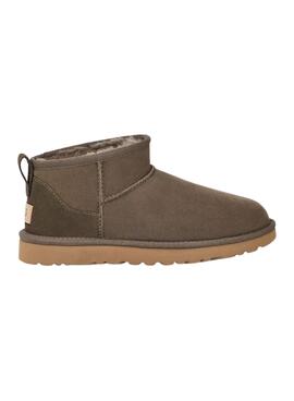 Botines UGG Classic Ultra Mini Verde para Mujer