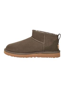 Botines UGG Classic Ultra Mini Verde para Mujer