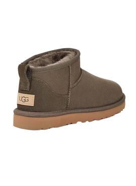 Botines UGG Classic Ultra Mini Verde para Mujer