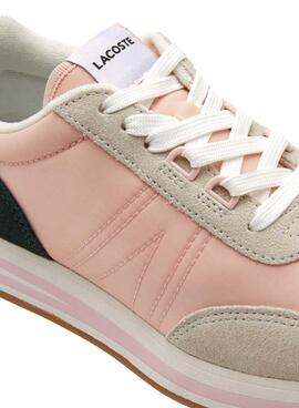 Zapatillas Lacoste L-Spin Rosa Para Mujer