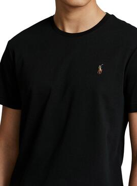 Camiseta Polo Ralph Lauren Regular Negro Hombre