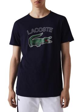 Camiseta Lacoste Sport Marina Para Hombre