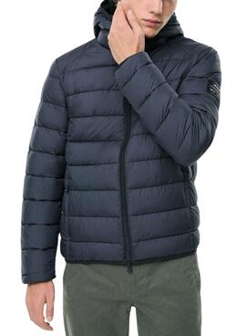 Chaqueta Ecoalf Aspen Asphalt Azul Para Hombre