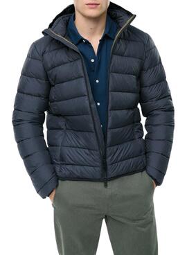 Chaqueta Ecoalf Aspen Asphalt Azul Para Hombre