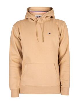 Sudadera Tommy Jeans Regular Camel Hombre