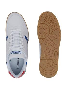 Zapatillas Lacoste T-Clip Blancas Para Hombre
