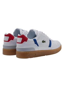 Zapatillas Lacoste T-Clip Blancas Para Hombre