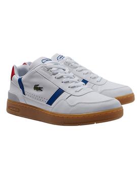 Zapatillas Lacoste T-Clip Blancas Para Hombre