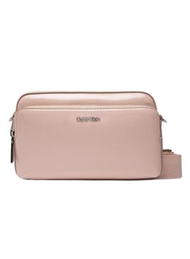 Bolso Calvin Klein Camera Bag Rosa Para Mujer