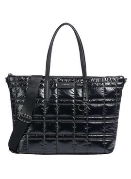 Bolso Calvin Klein Shopper Negro Para Mujer