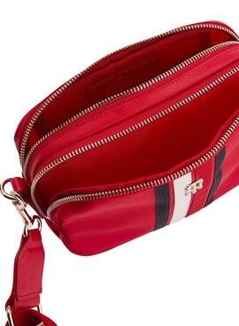 Bandolera Tommy Hilfiger Poppy Rojo Para Mujer