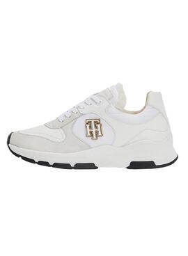 Zapatillas Tommy Hilfiger Running Blancas Mujer