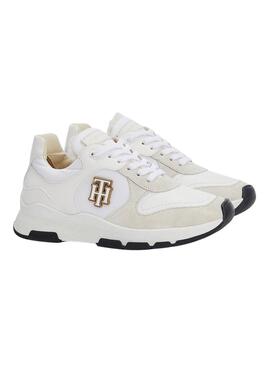 Zapatillas Tommy Hilfiger Running Blancas Mujer
